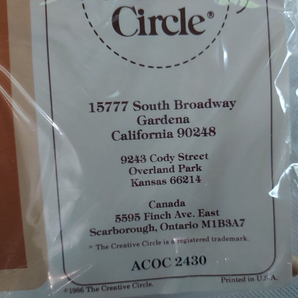 Creative Circle Needlework Cross Stitch Kit King Of Angels Hanging Banner #2423 - Picture 5 of 7